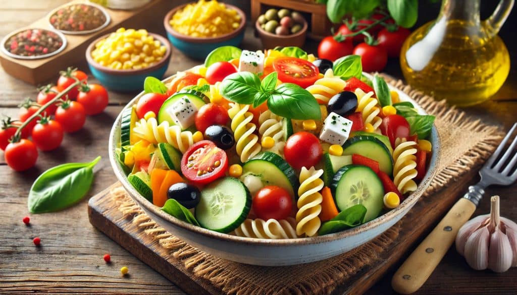 Receta de Ensalada de Pasta Fría