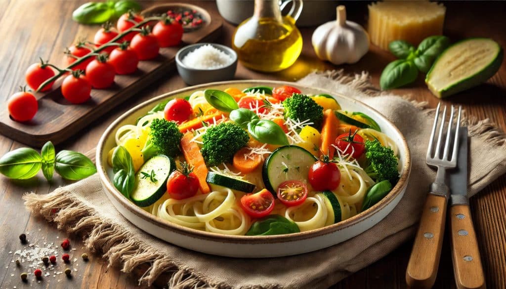 Receta Fácil de Pasta Primavera: Plato Saludable y Delicioso