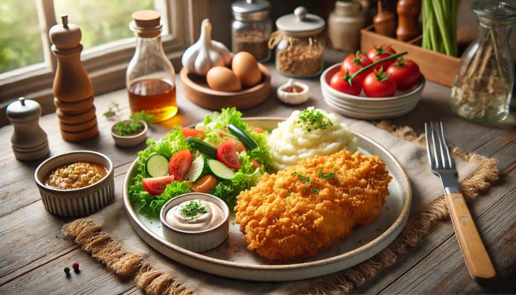 Receta de Pechuga de Pollo Frito