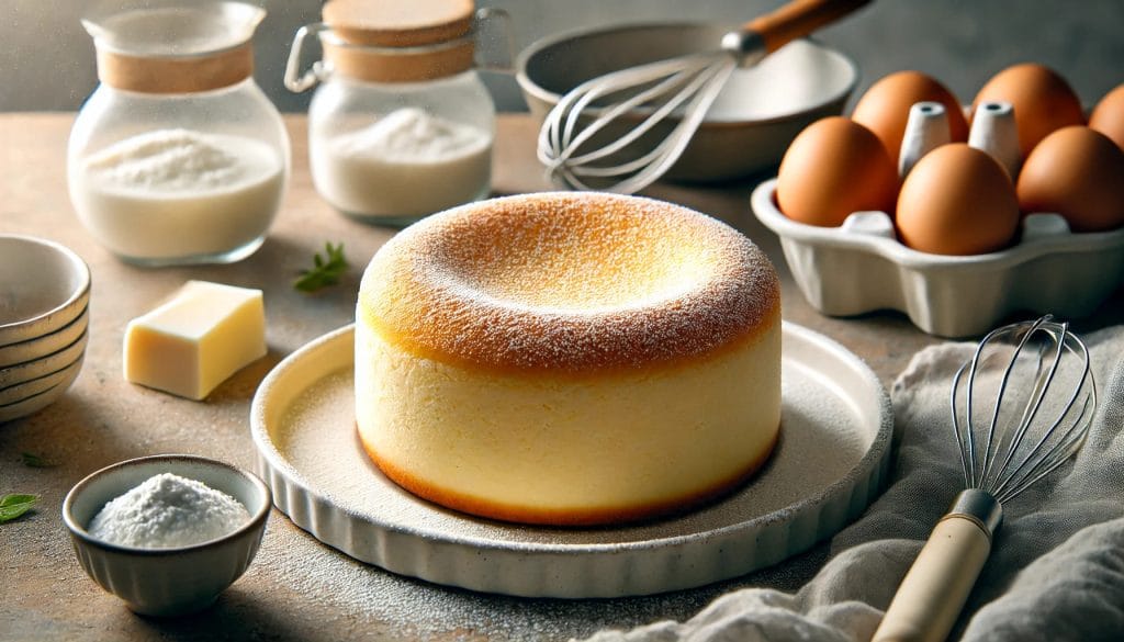 Receta rápida y fácil de Tarta de Queso Japonesa