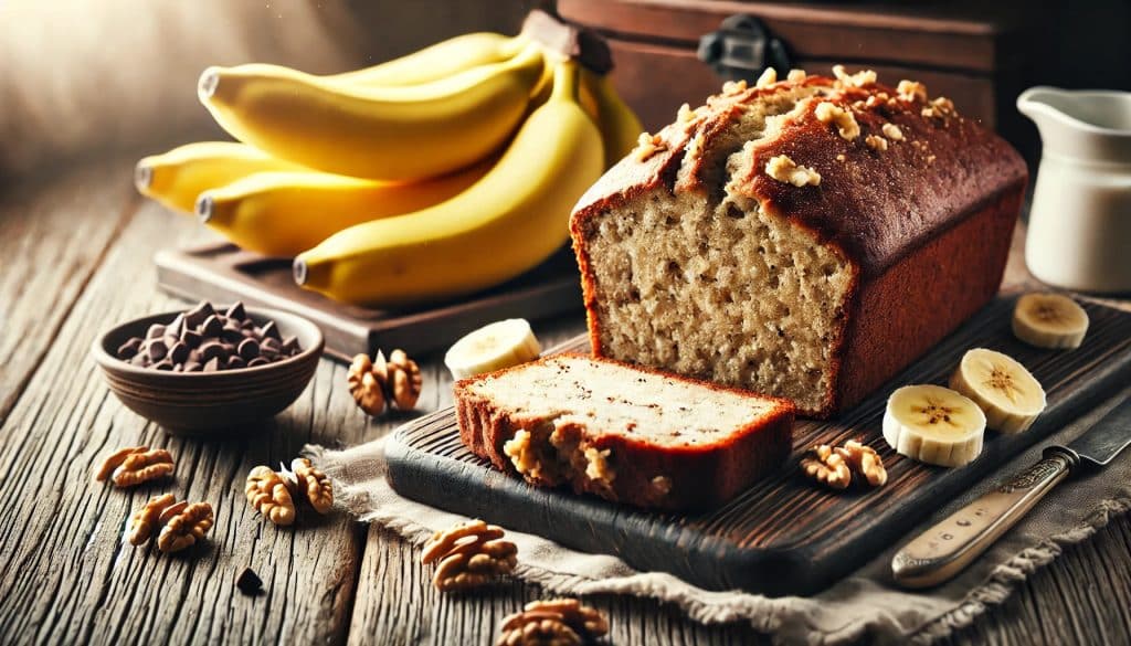 🍌 Pan de Plátano Saludable: Receta Fácil y Nutritiva 🍞