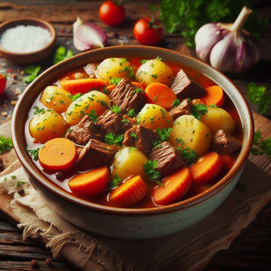 estofado de ternera con patatas